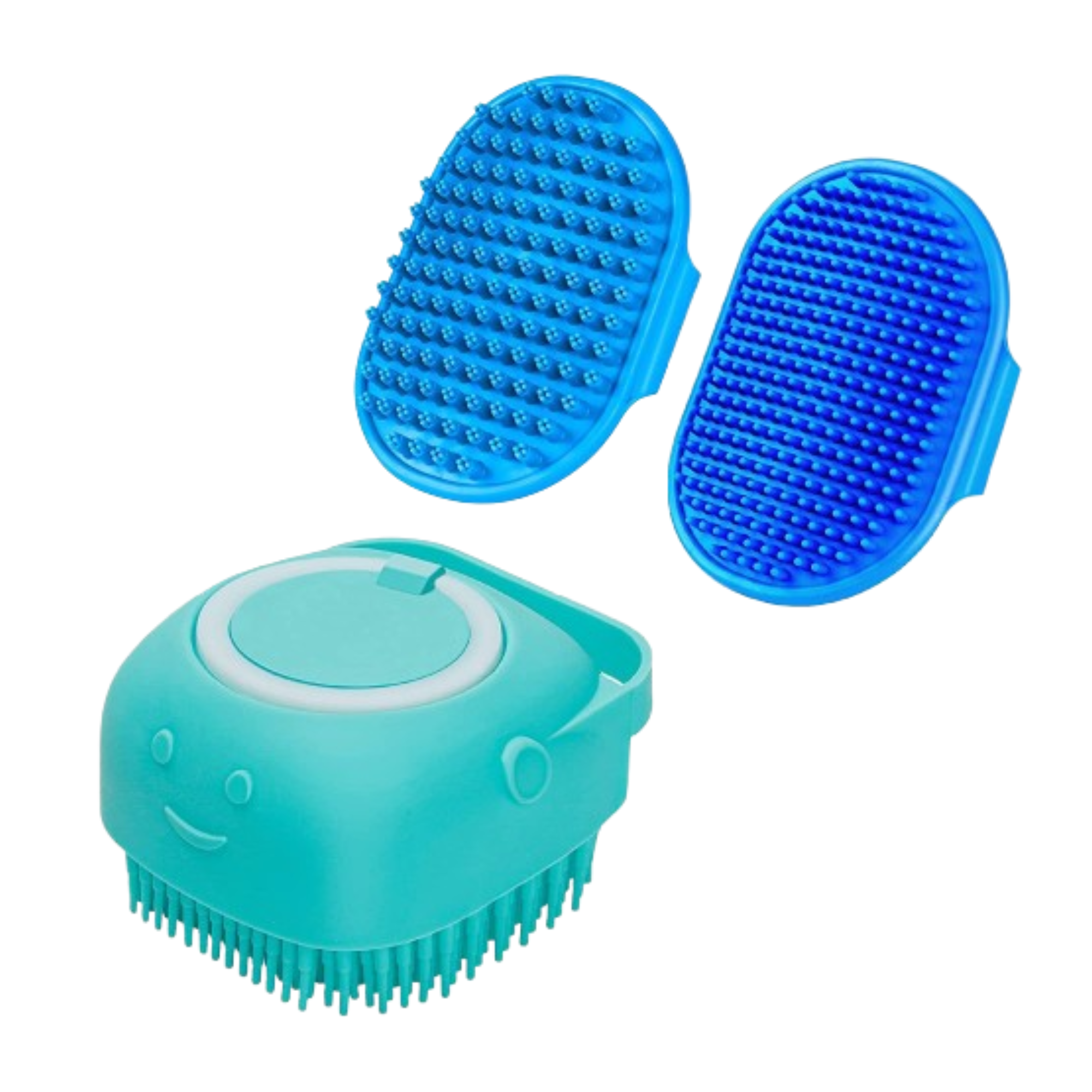 3-Piece Dog Bath Brush Set