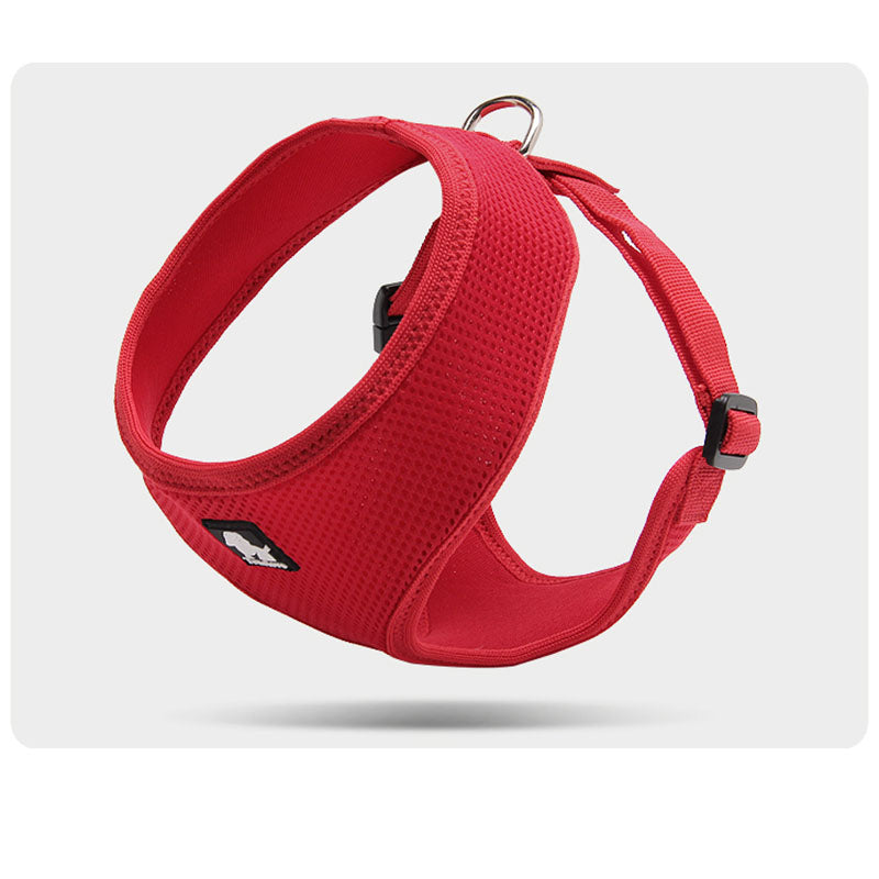 Lightweight Comfortable Dog Harness For Small Dogs red - buy tested dog accessories from happypawsco