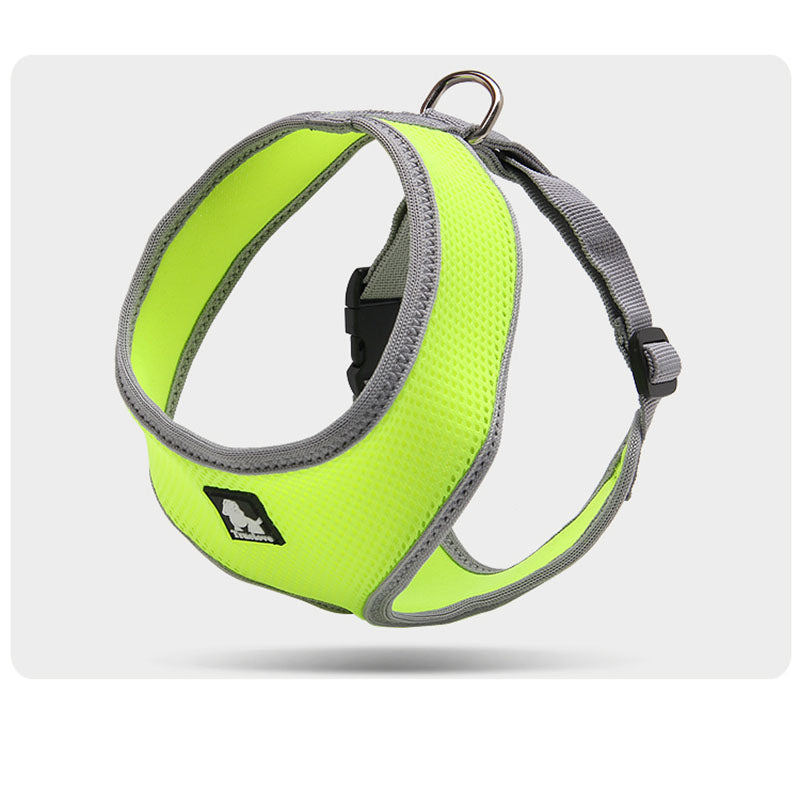 Lightweight Comfortable Dog Harness For Small Dogs light green - buy tested dog accessories from happypawsco